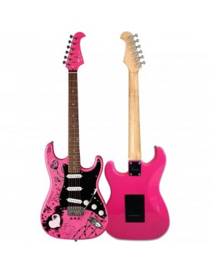 GUITARRA MUSICAL CROMADA 6...