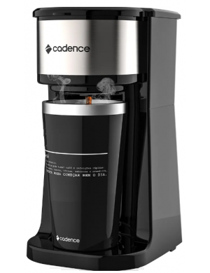 CAFETEIRA ELETRICA CADENCE 700W C/ COPO TERMICO 400ML PRETA