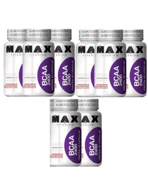 KIT 8UND BCAA 2400MG 60 CAPSULAS