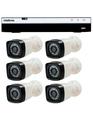 GRAVADOR DVD-R INTELBRAS 08 CANAIS FULL HD 1080P MULTI + 06 CAMERAS S/HD